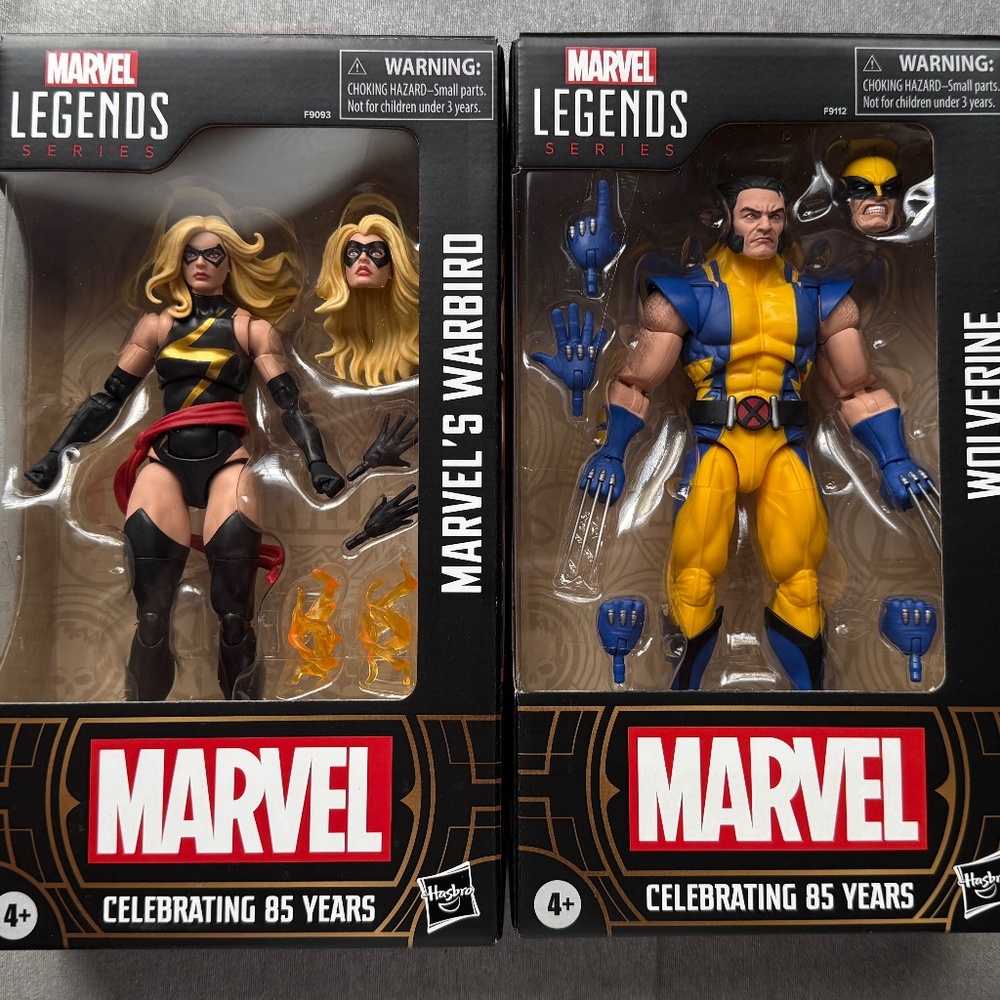 Marvel Legends Series Wolverine & Warbird 6 in Action FIgure Bundle Lot of 2